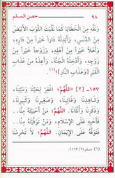 Hisnul Muslim Arabic Medium Size 14x20 cm حصن المسلم (21913), 9781910015568
